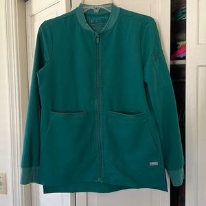 Hunter green Figs jacket